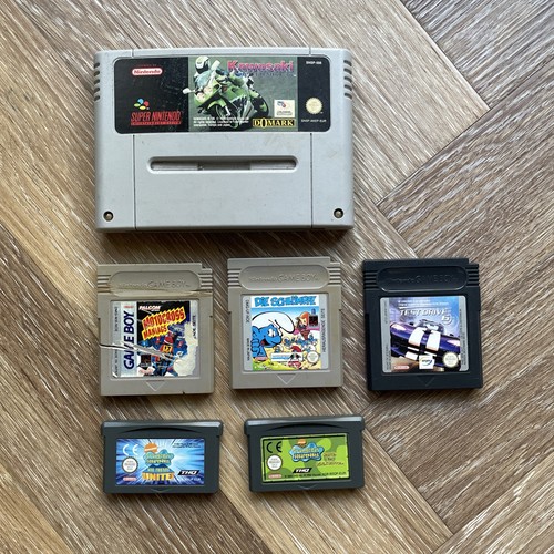 Nintendo spiele snes 3x - 1x,