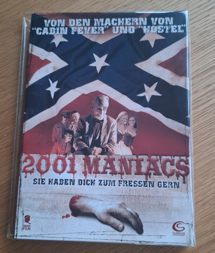 2001 maniacs dvd keepcase - maniacs, /
